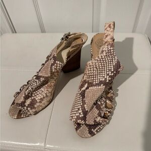 Vince Camuto sling back heel wedges size 9